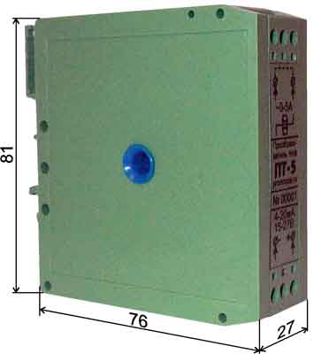Трансформатор тока 0-5 А в 4-20 мА.